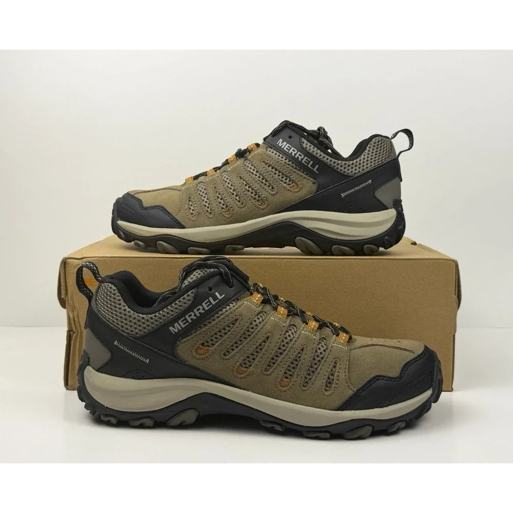 Merrell Crosslander 3 Trail Hiking Shoes‎ Men's Size 10 Boulder/Brindle J036949